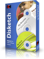 Disketch Disc Label Software boxshot