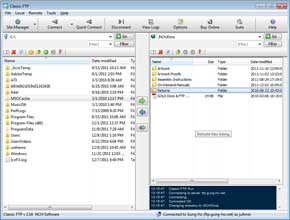 Classic FTP File Transfer Software main screenshot