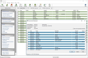 MoneyLine Personal Finance Software screenshot